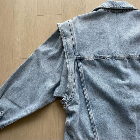 Isabel Marant Étoile Harmon Denim Jacket in Lilac - Picture 11 of 15